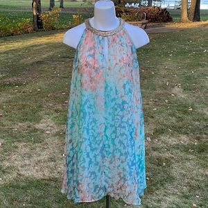 Vince Camuto beautiful pastel trapeze dress 10